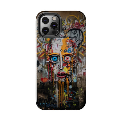 "Urban Graffiti Face" -Tough Phone Cases