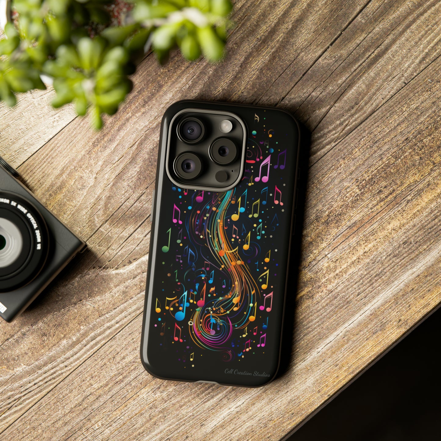 Elevate Your Style and Passion for Music with Our "Harmonious Notes" Cell Phone Case -Tough Cases