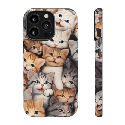 "Kitten Cuddle Haven" Phone Case -Tough Cases