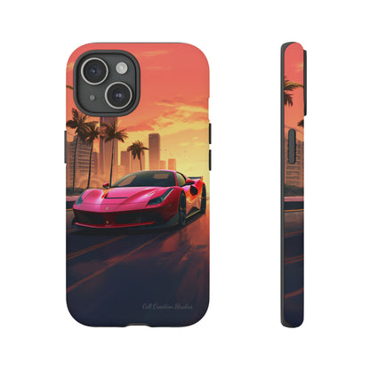 "Sunset Boulevard Ferrari Edition" -Tough iPhone Cases