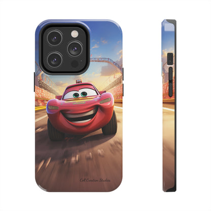 The "Smiling Red Racer" Phone Case -Tough Phone Cases