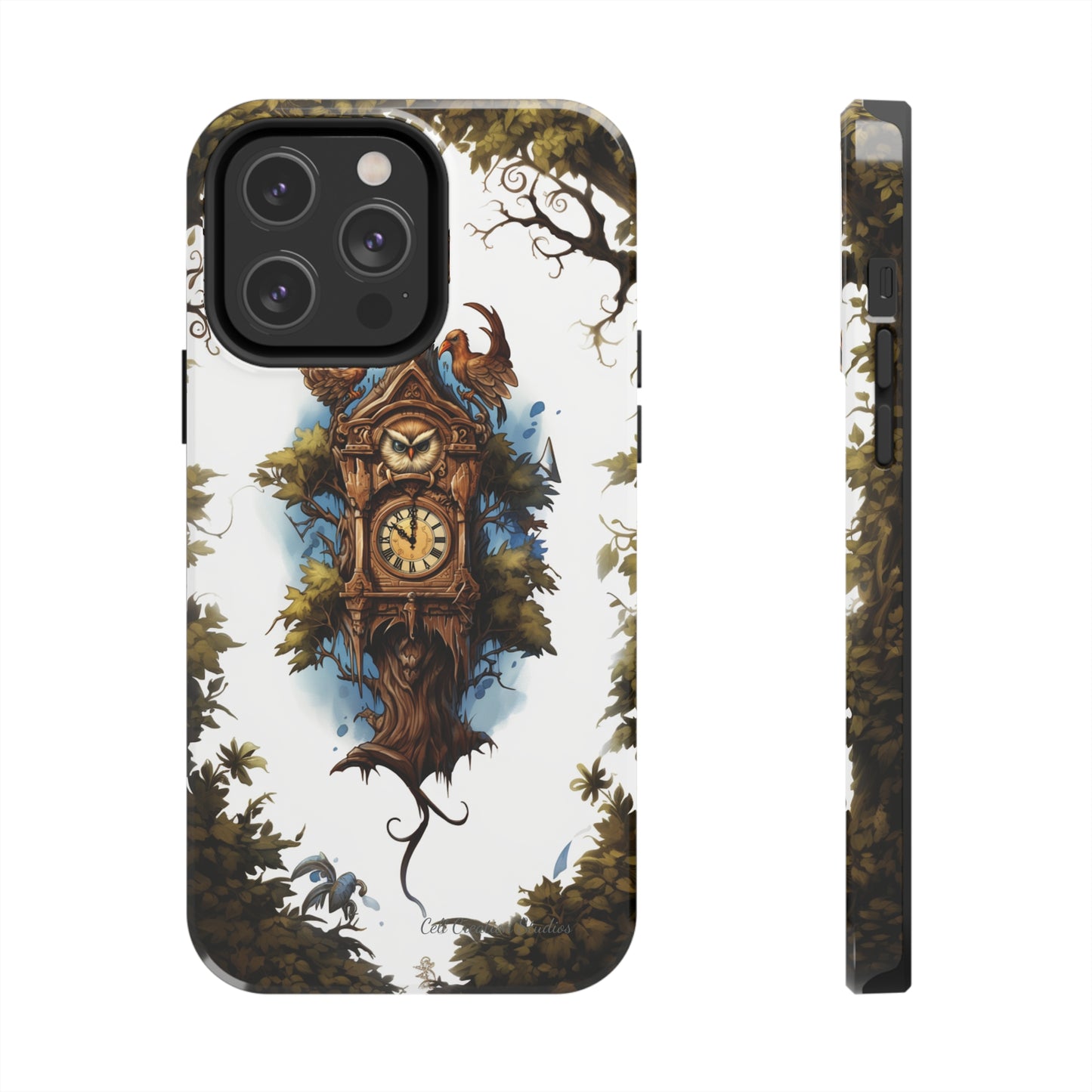 Introducing the "Timeless Charm Cuckoo Clock" Cell Phone Case – Embrace Vintage Elegance -Tough Phone Cases