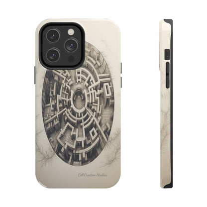 "Discover the Mystery: Maze-Inspired Cell Phone Case" -Tough Phone Cases