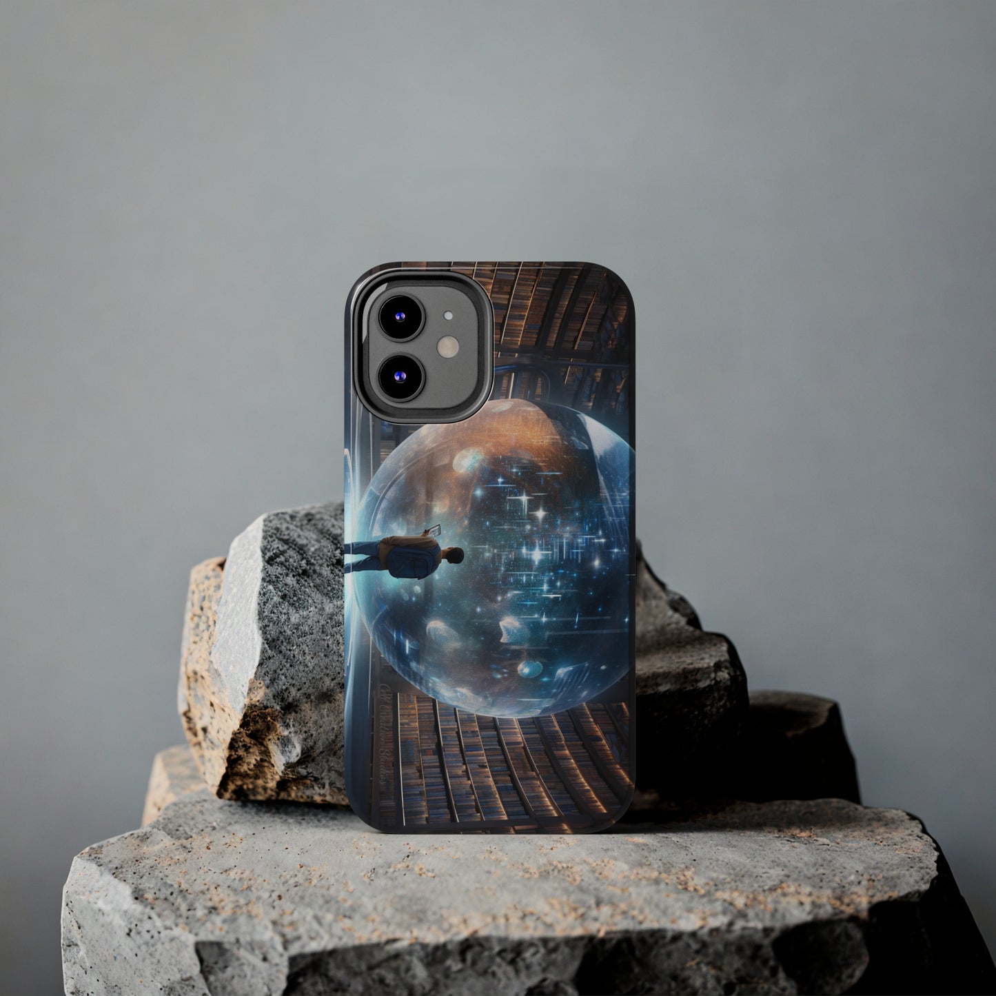 Introducing the "Library Luminary" Cell Phone Case – Where Knowledge Meets Mystery -Tough Phone Cases