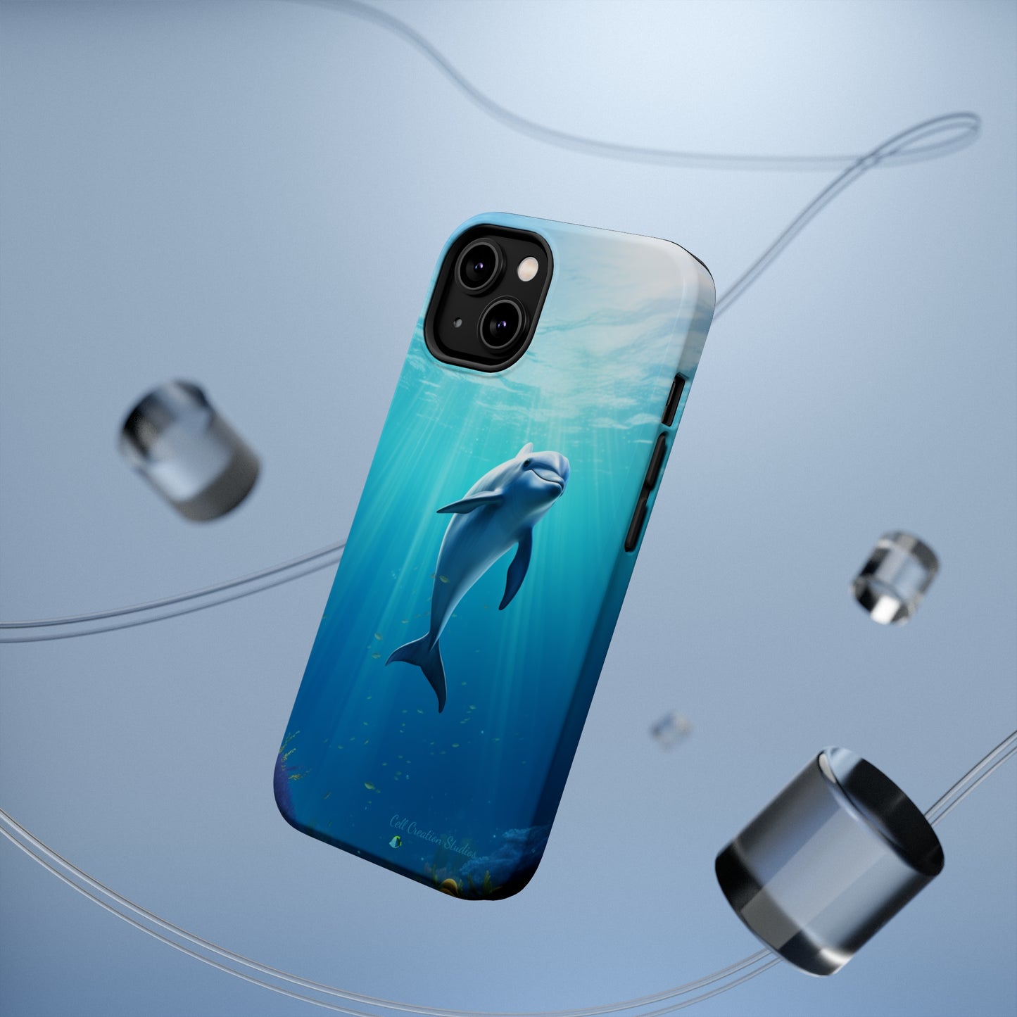 The "Dolphin Serenity" -MagSafe Tough iPhone Cases