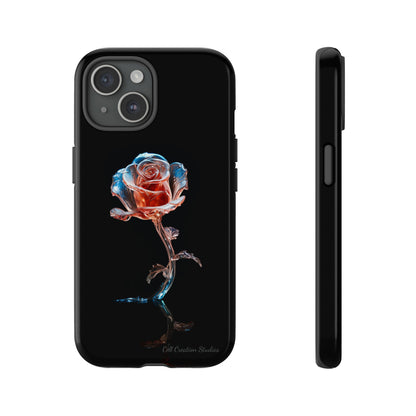 The "Glass Rose Elegance" Phone Case-Tough Cases