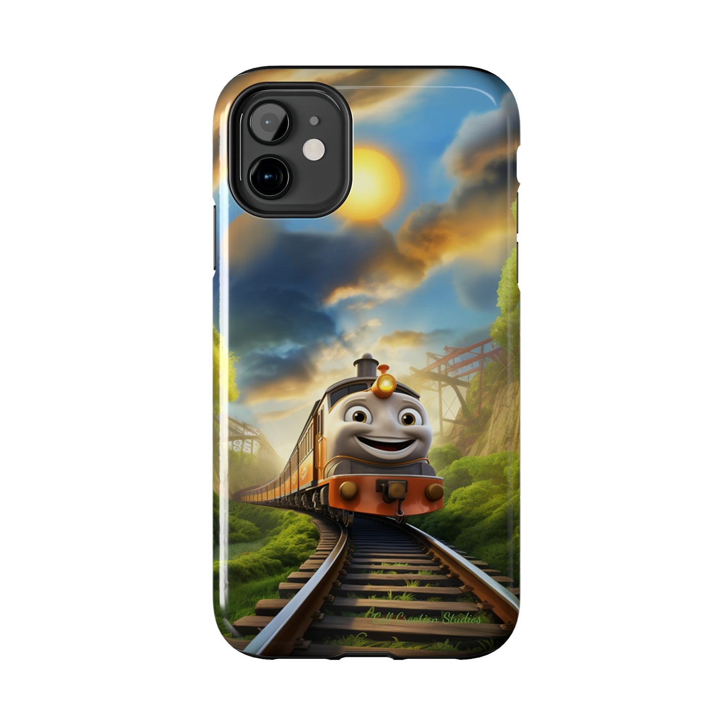 The "Smiling Express Train" Phone Case -Tough Phone Cases