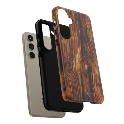 "Wood Grain Elegance" Tough Samsung Galaxy Cases