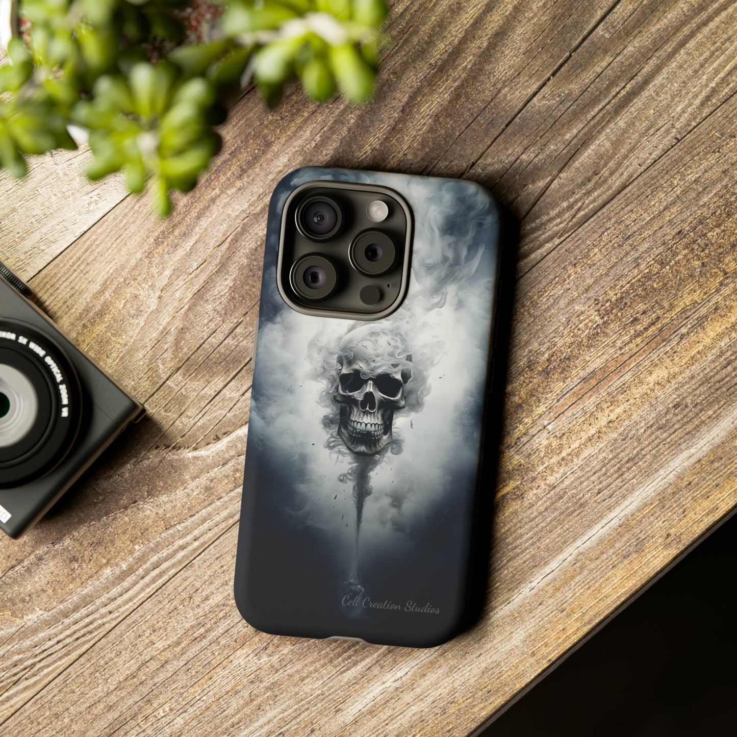 "Mystic Smoke Skull" -Tough iPhone Cases