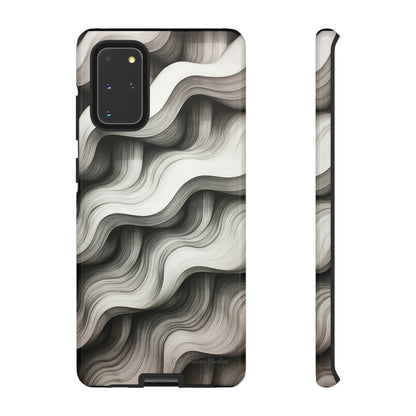 The "Geometric Waves" Cell Phone Case -Tough Cases