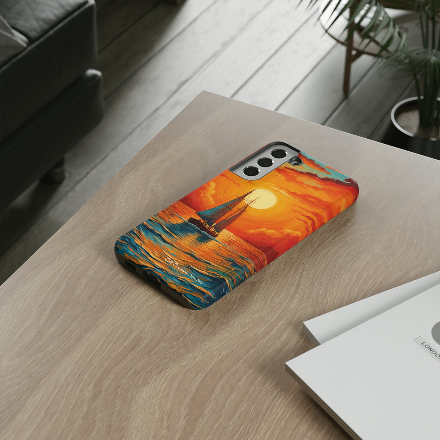 "Sailboat Sunset" - Tough Samsung Cases