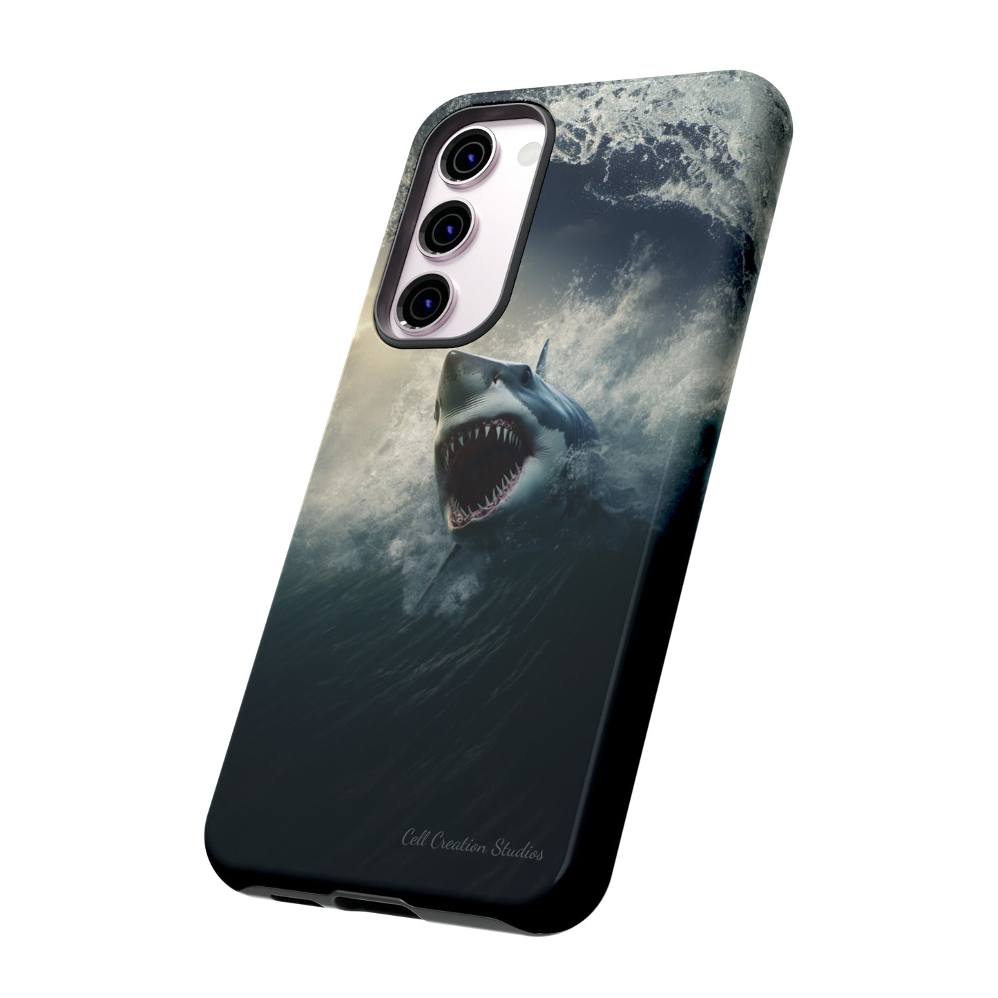 The "Ocean King Great White Shark" Phone Case -Tough Cases