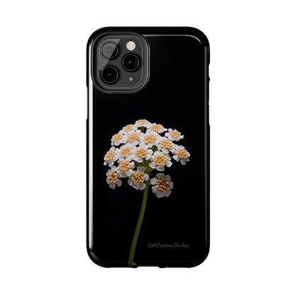 "Elegant Yarrow Bloom" Phone Case -Tough Phone Cases