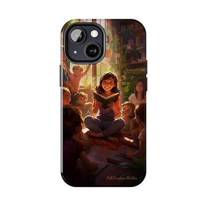 Introducing the "Inspiring Teacher's Tale" Cell Phone Case – Capture the Joy of Storytime -Tough Phone Cases