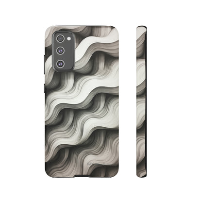 The "Geometric Waves" Cell Phone Case -Tough Cases