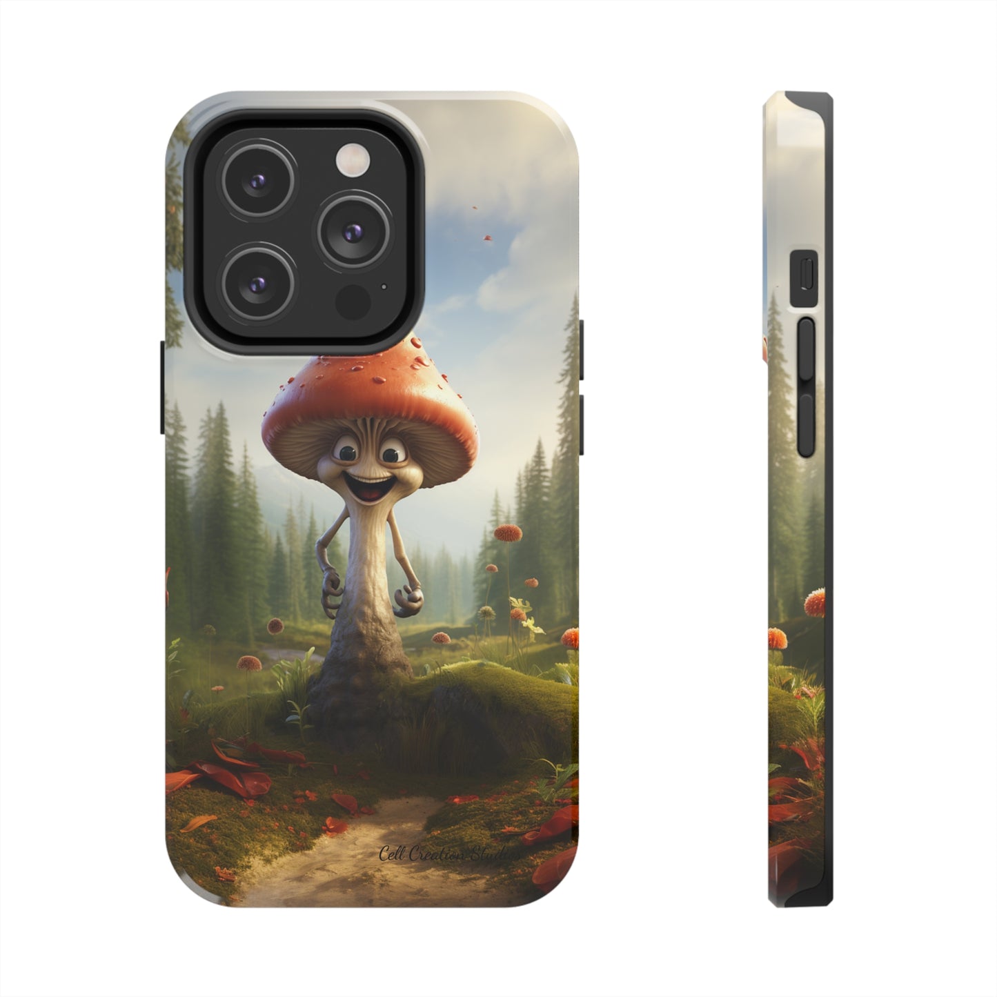 Introducing the "Smiling Mushroom" Cell Phone Case – Spread Joy with Every Glance! -Tough Phone Cases