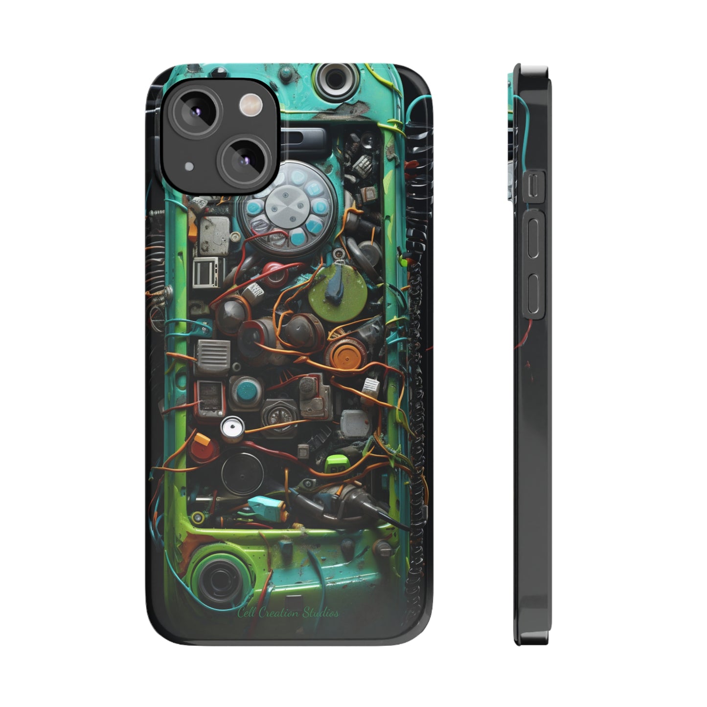 Introducing the "Mechanical Wonders" Cell Phone Case – Peek Inside with Intricate Cell Phone Inner Workings -Slim Phone Cases