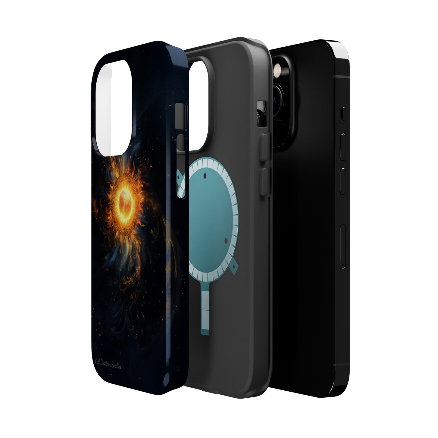 Introducing the "Celestial Sun and Stars" Cell Phone Case – Carry the Cosmos with You -MagSafe Tough Cases