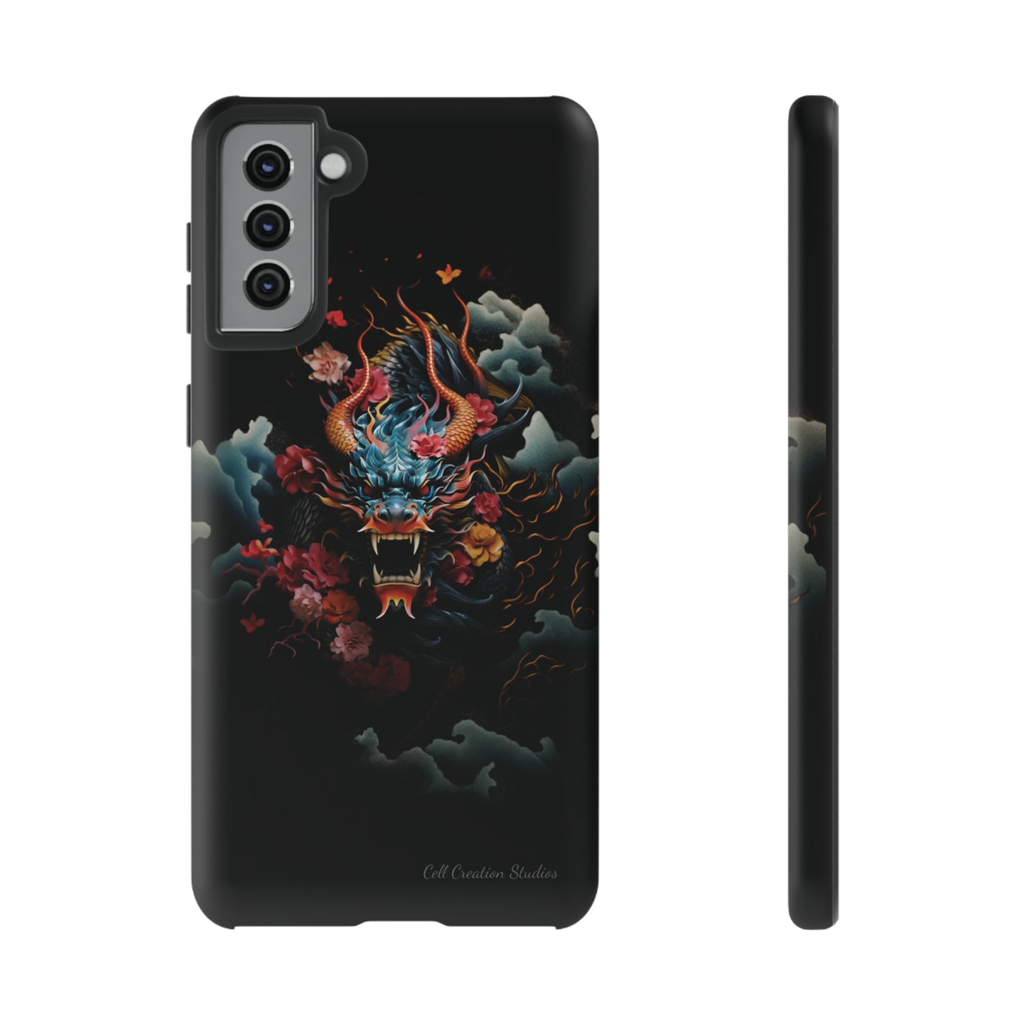 Introducing the "Japanese Dragon Majesty" Cell Phone Case – Embrace the Legend in Style -Tough Cases