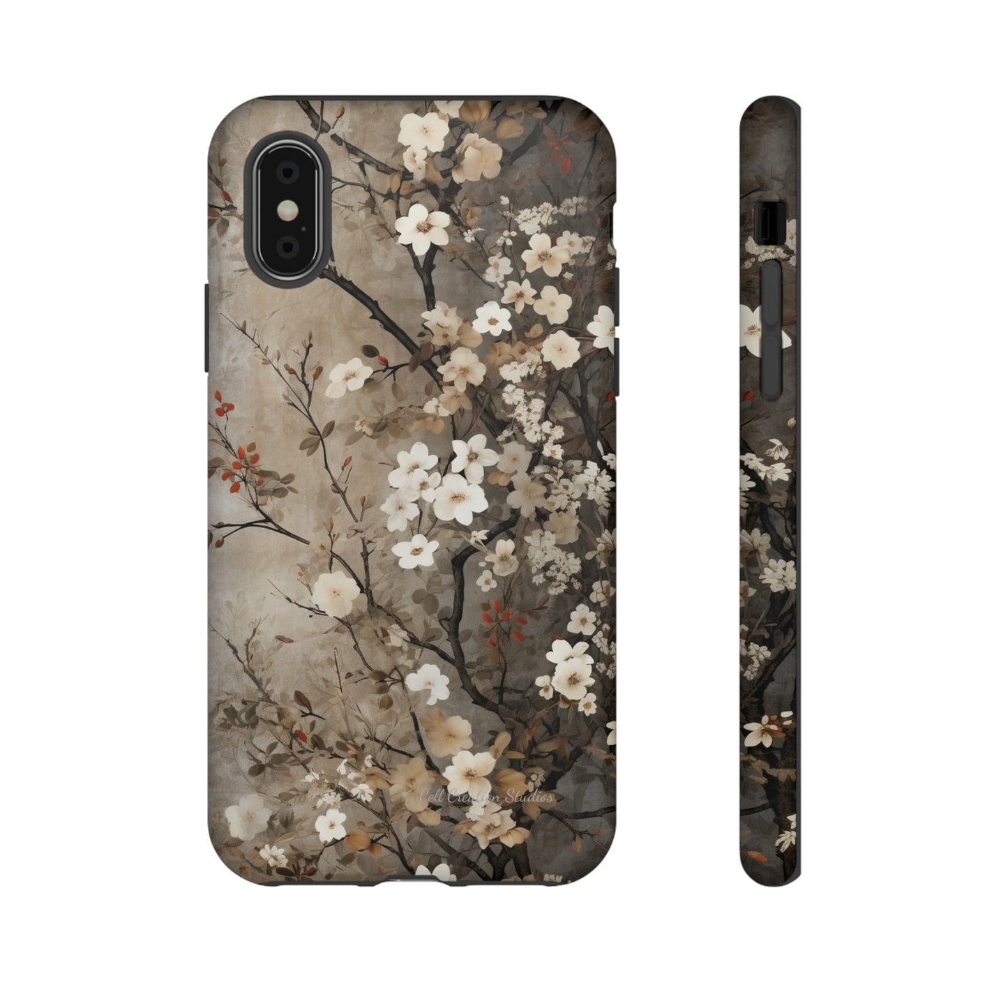 "Whimsical Blooms" -Tough iPhone Cases