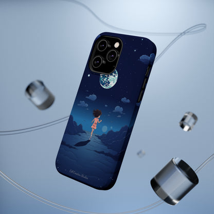 Introducing the "Moonlit Runner" Cell Phone Case – Embrace Adventure with a Captivating Lunar Design -MagSafe Tough Cases