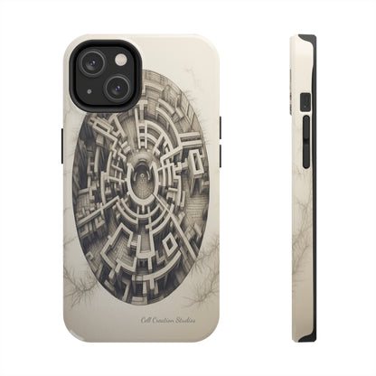 "Discover the Mystery: Maze-Inspired Cell Phone Case" -Tough Phone Cases