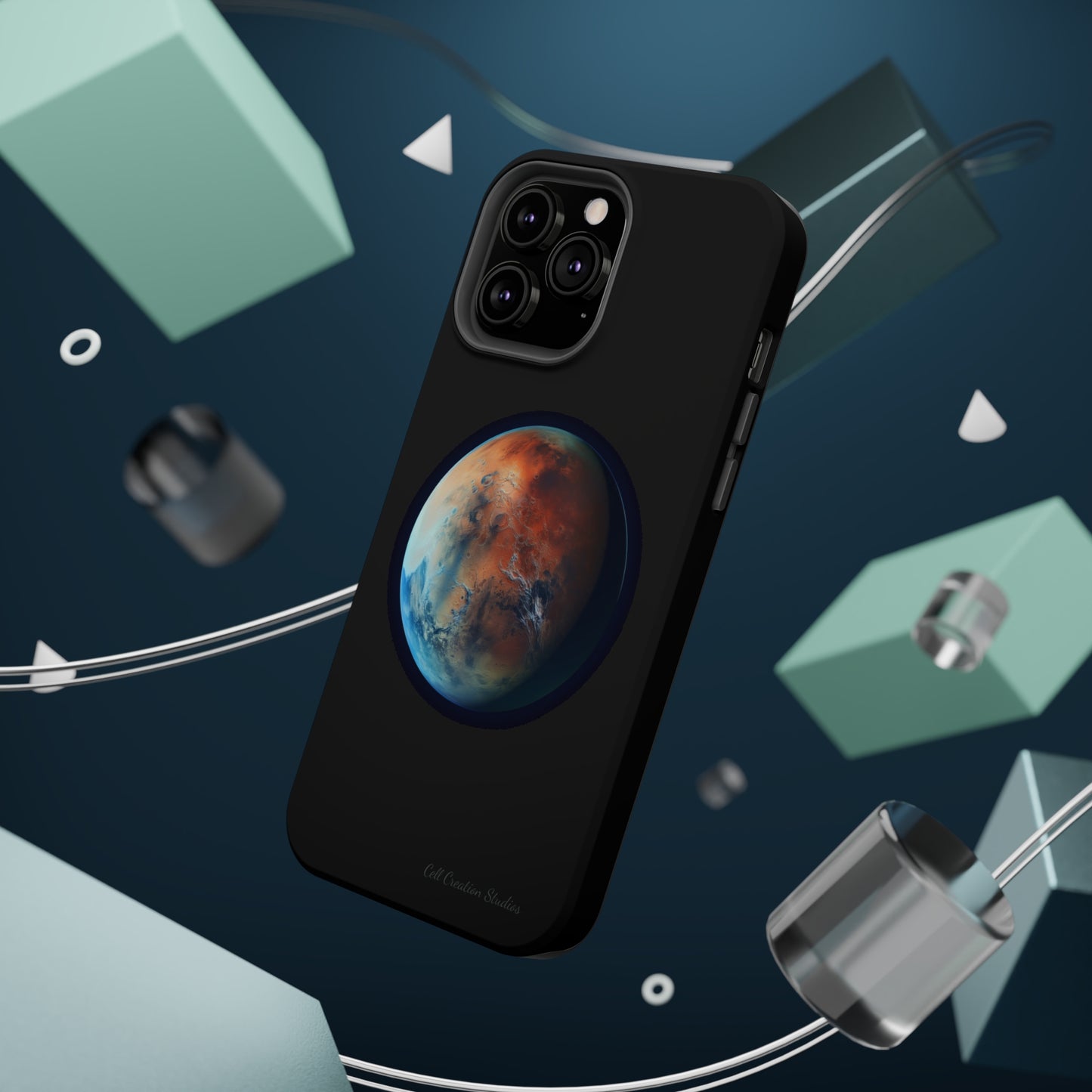 Introducing the "Mars Marvel" Cell Phone Case – Explore the Red Planet -MagSafe Tough Cases