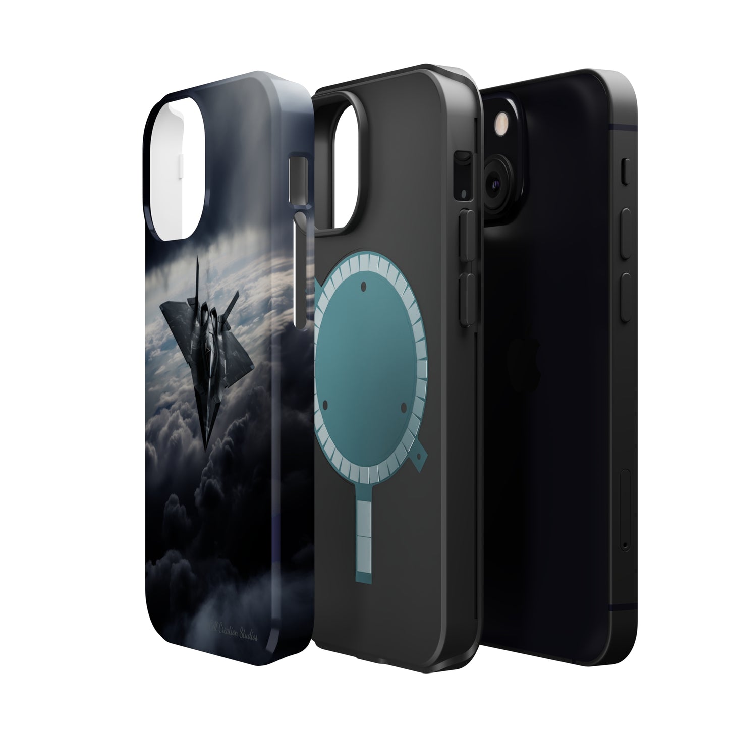 "Stealth Fighter Sky Guardian" Phone Case -MagSafe Tough Cases