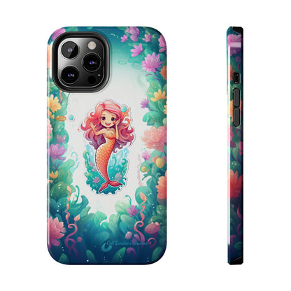 "Pink Seaflower Mermaid" -Tough iPhone Cases