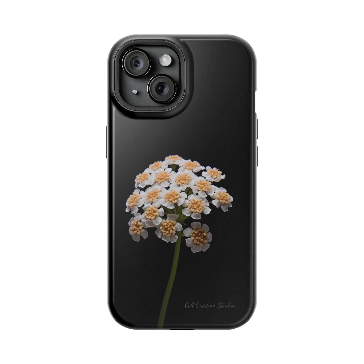 "Elegant Yarrow Bloom" Phone Case -MagSafe Tough Cases