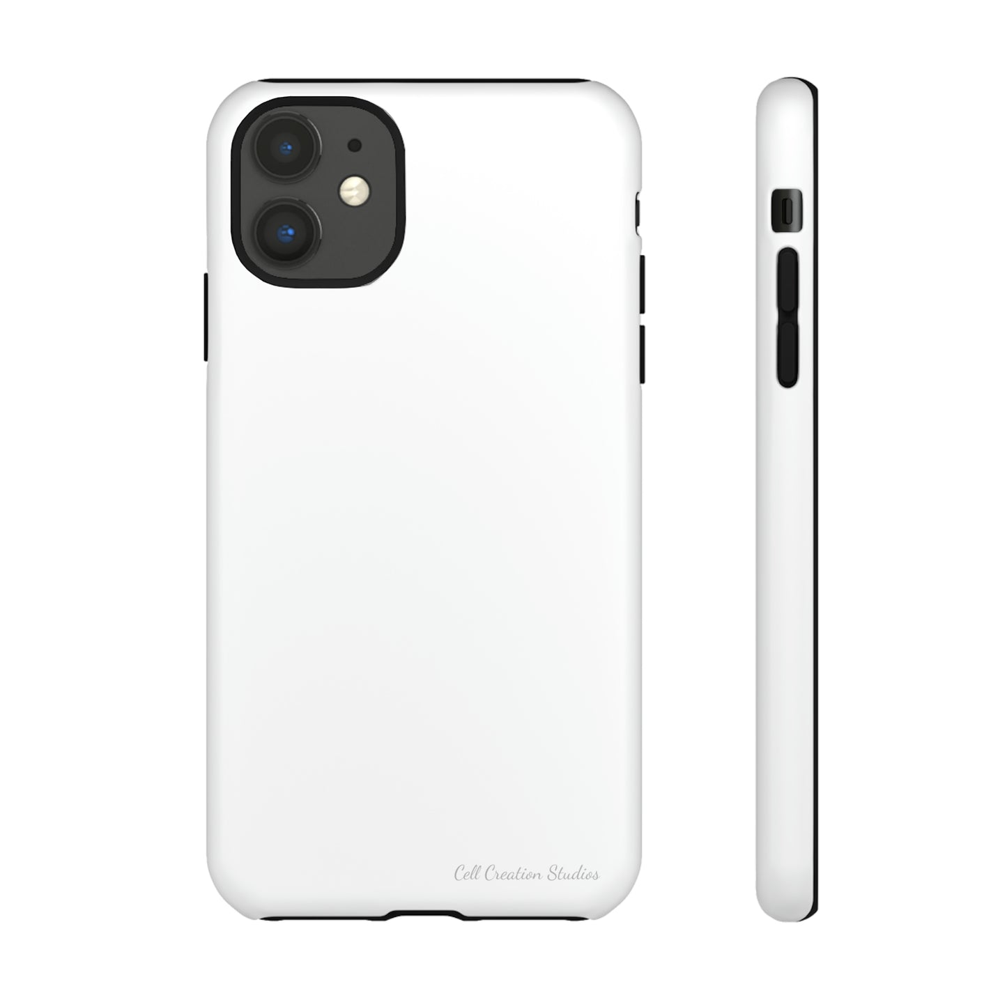 "Pure Elegance White" -Tough iPhone Cases