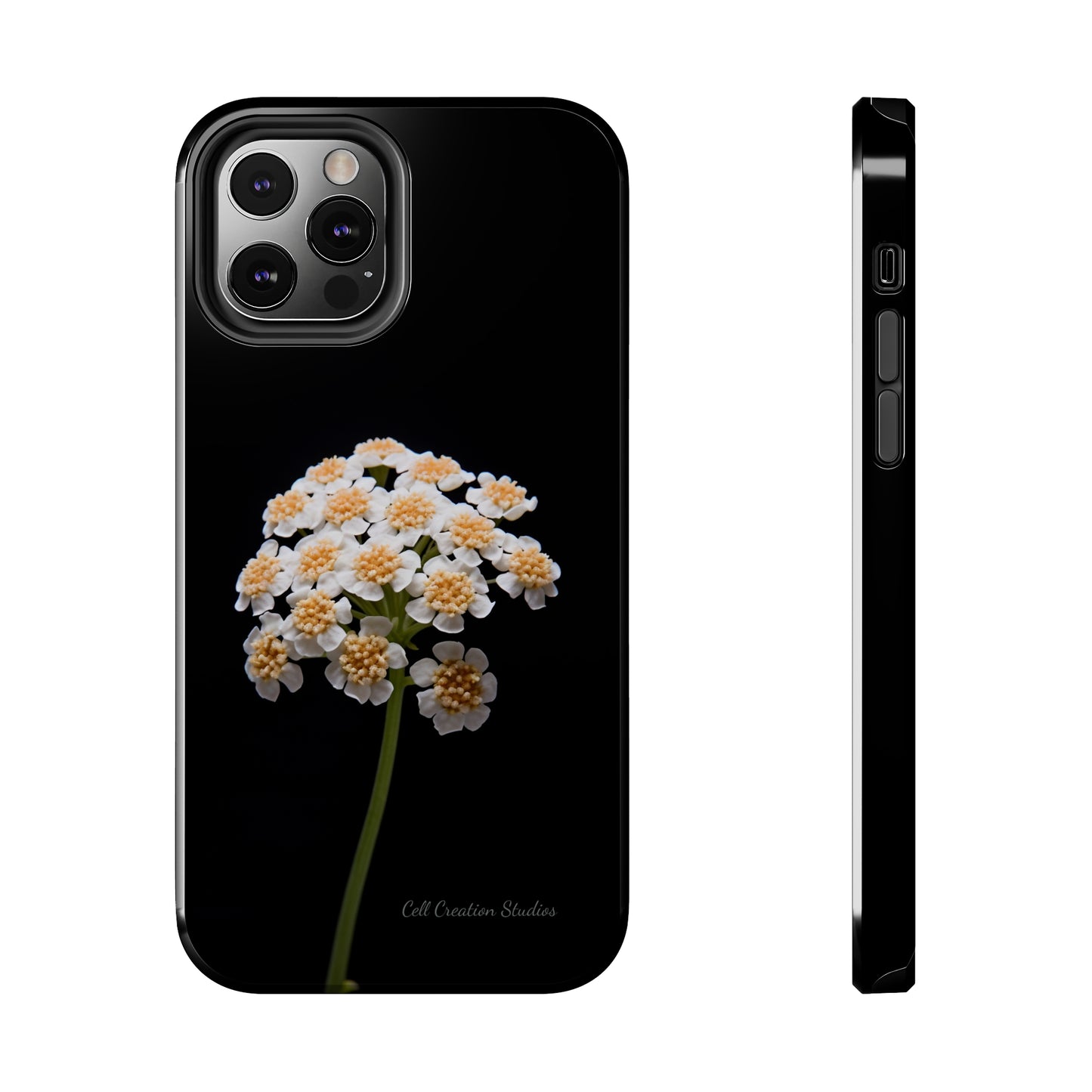 "Elegant Yarrow Bloom" Phone Case -Tough Phone Cases