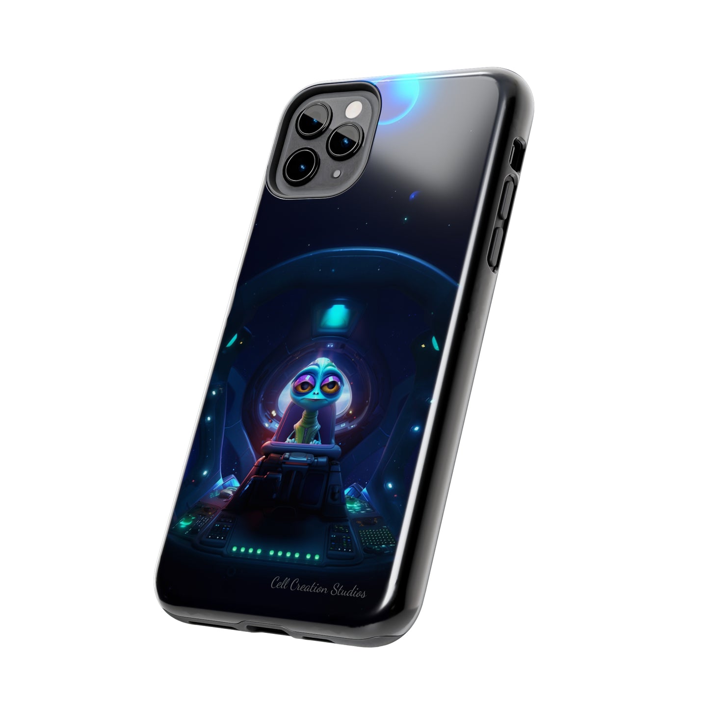 The "Cosmic Cruising Bored Alien" Phone Case-Tough Phone Cases