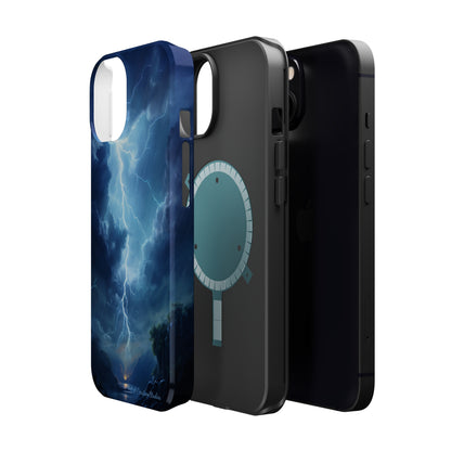 Introducing the "Stormy Serenity" Cell Phone Case – Embrace Nature -MagSafe Tough Cases