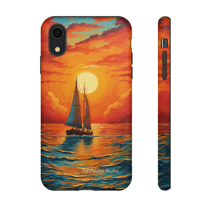 "Sailboat Sunset" - Tough iPhone Cases