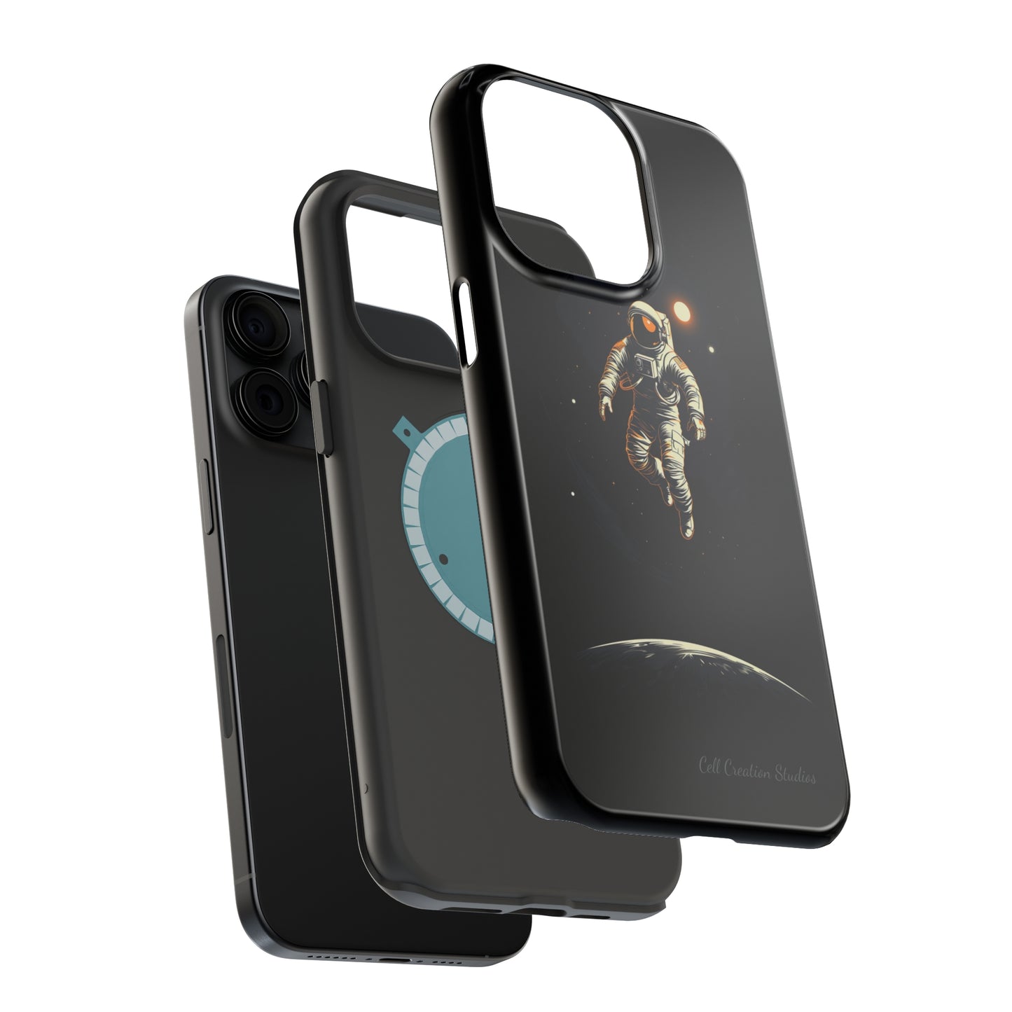 "Cosmic Explorer Astronaut" -MagSafe Tough iPhone Cases