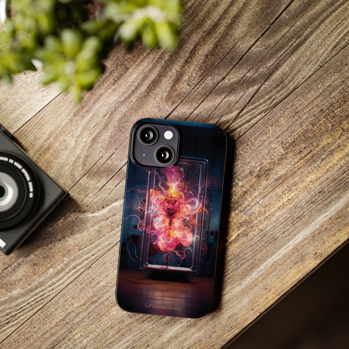 Introducing the "Ethereal Ember" Cell Phone Case – Capturing the Essence of Mystery -Slim Phone Cases