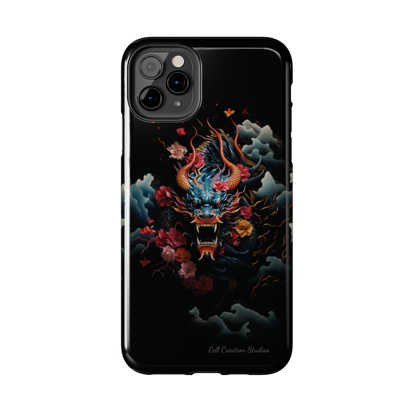 Introducing the "Japanese Dragon Majesty" Cell Phone Case – Embrace the Legend in Style -Tough Phone Cases