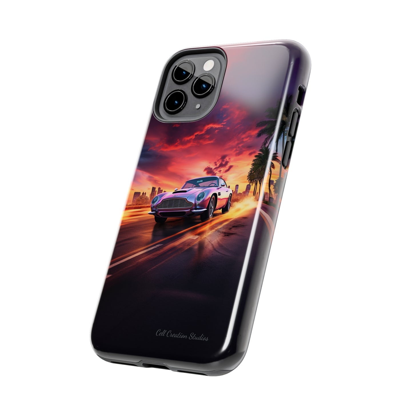 "Silver Aston Martin Racing" -Tough iPhone Cases