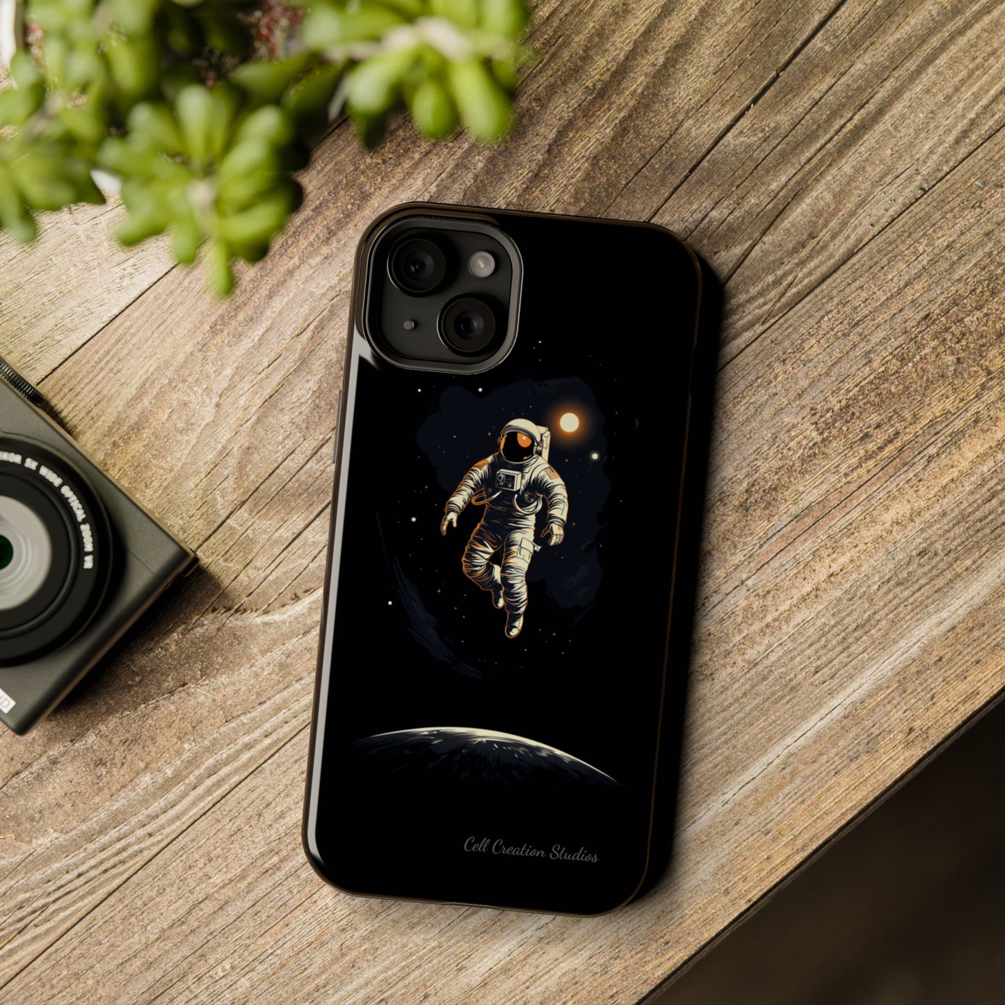 "Cosmic Explorer Astronaut" -MagSafe Tough iPhone Cases