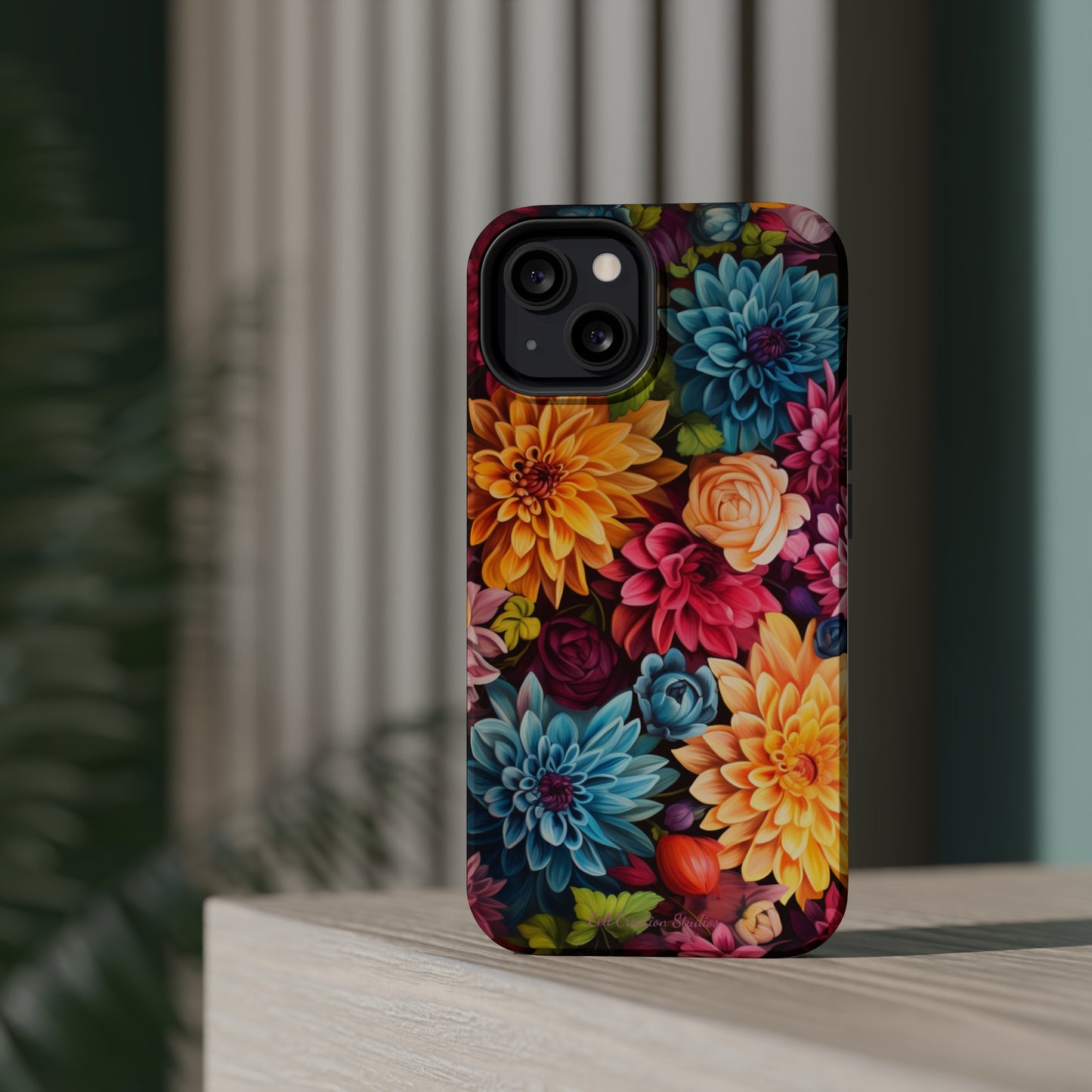 Introducing the "Floral Harmony" Cell Phone Case – Elevate Your Style with Nature's Grace -MagSafe Tough Cases