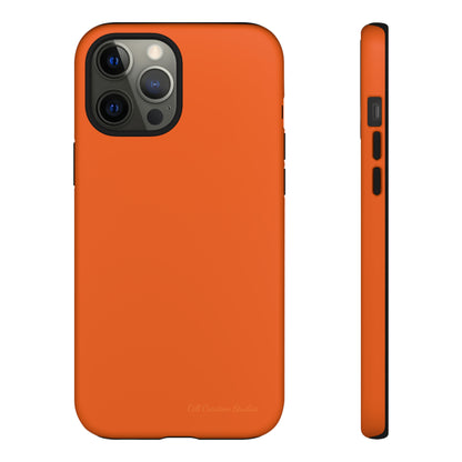 "Orange Burst" -Tough iPhone Cases