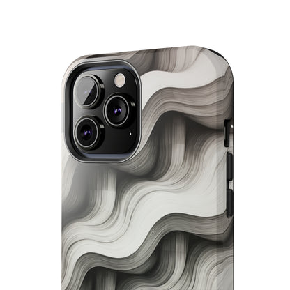 The "Geometric Waves" Cell Phone Case -Tough Phone Cases