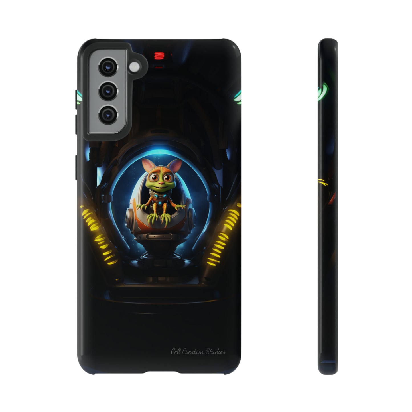 The "Galactic Explorer Alien Spaceship" Phone Case -Tough Cases