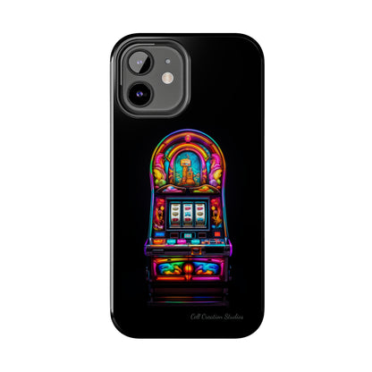 Introducing the "Vibrant Slot Frenzy" Cell Phone Case – Experience the Thrill of Colors and Luck -Tough Phone Cases