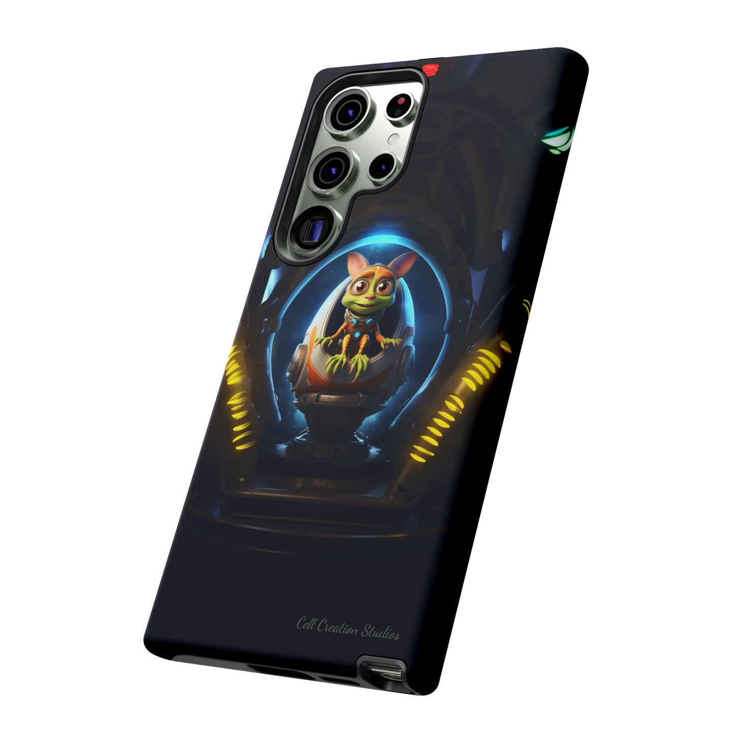 The "Galactic Explorer Alien Spaceship" Phone Case -Tough Cases