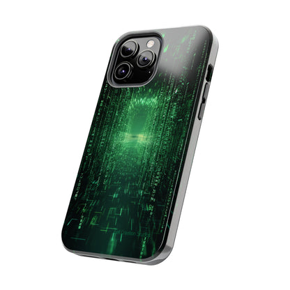 Introducing our "Digital Code Stream" Cell Phone Case – where style meets technology for your device's protection -Tough Phone Cases