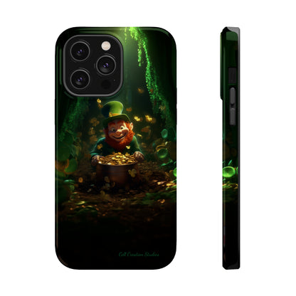 Introducing the "Leprechaun's Pot of Gold" Cell Phone Case – A Touch of Irish Charm -MagSafe Tough Cases