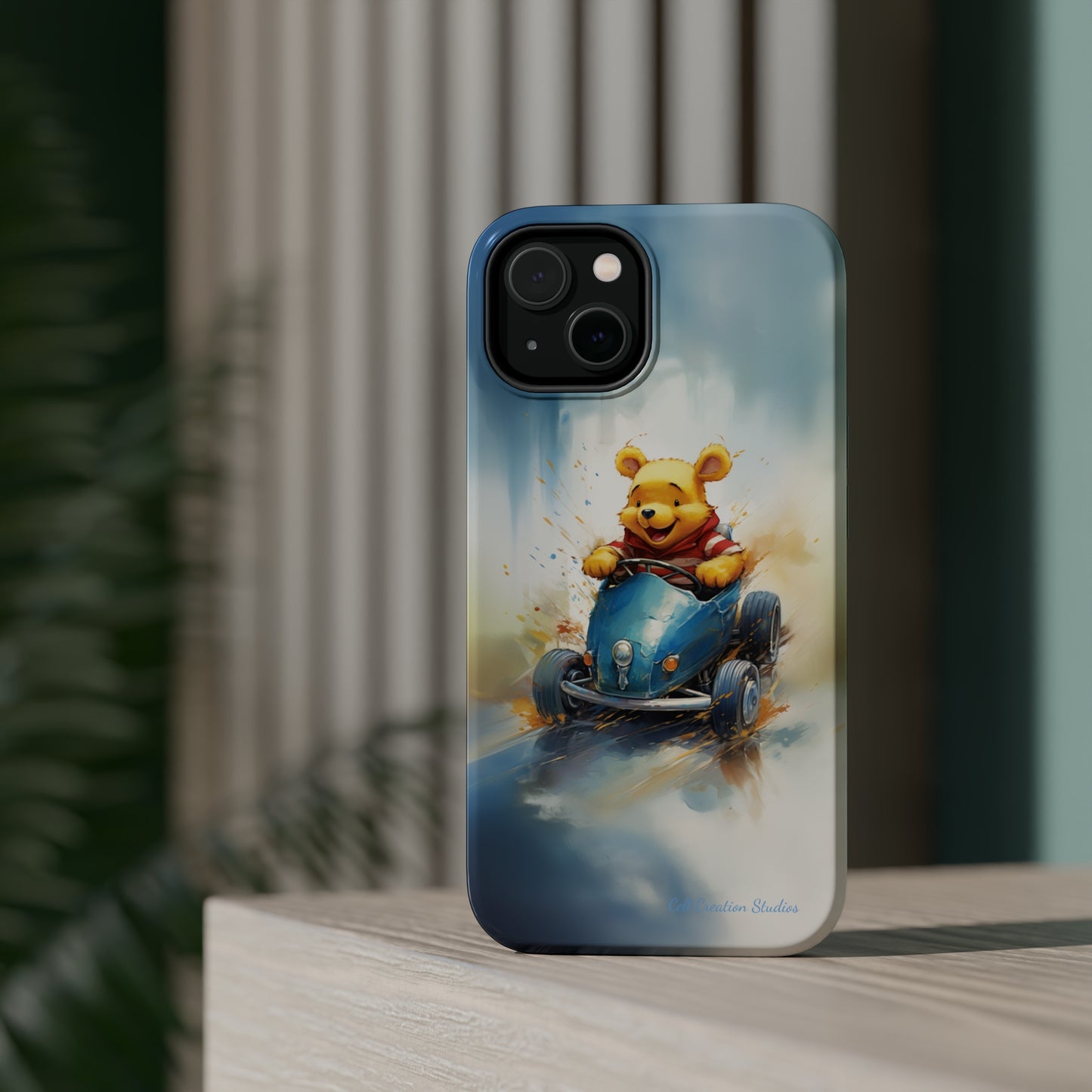 "Winnie-the-Pooh's Race Day" Phone Case -MagSafe Tough Cases