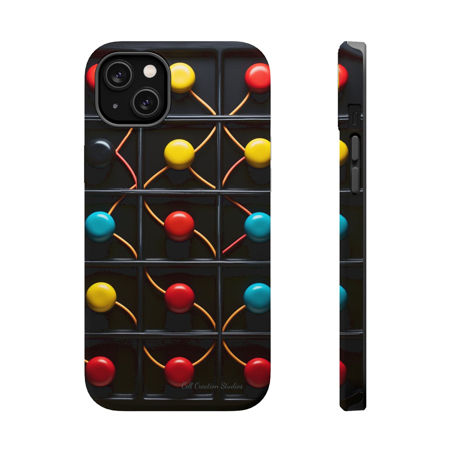 "Vibrant Spheres Fusion" -MagSafe Tough Phone Cases